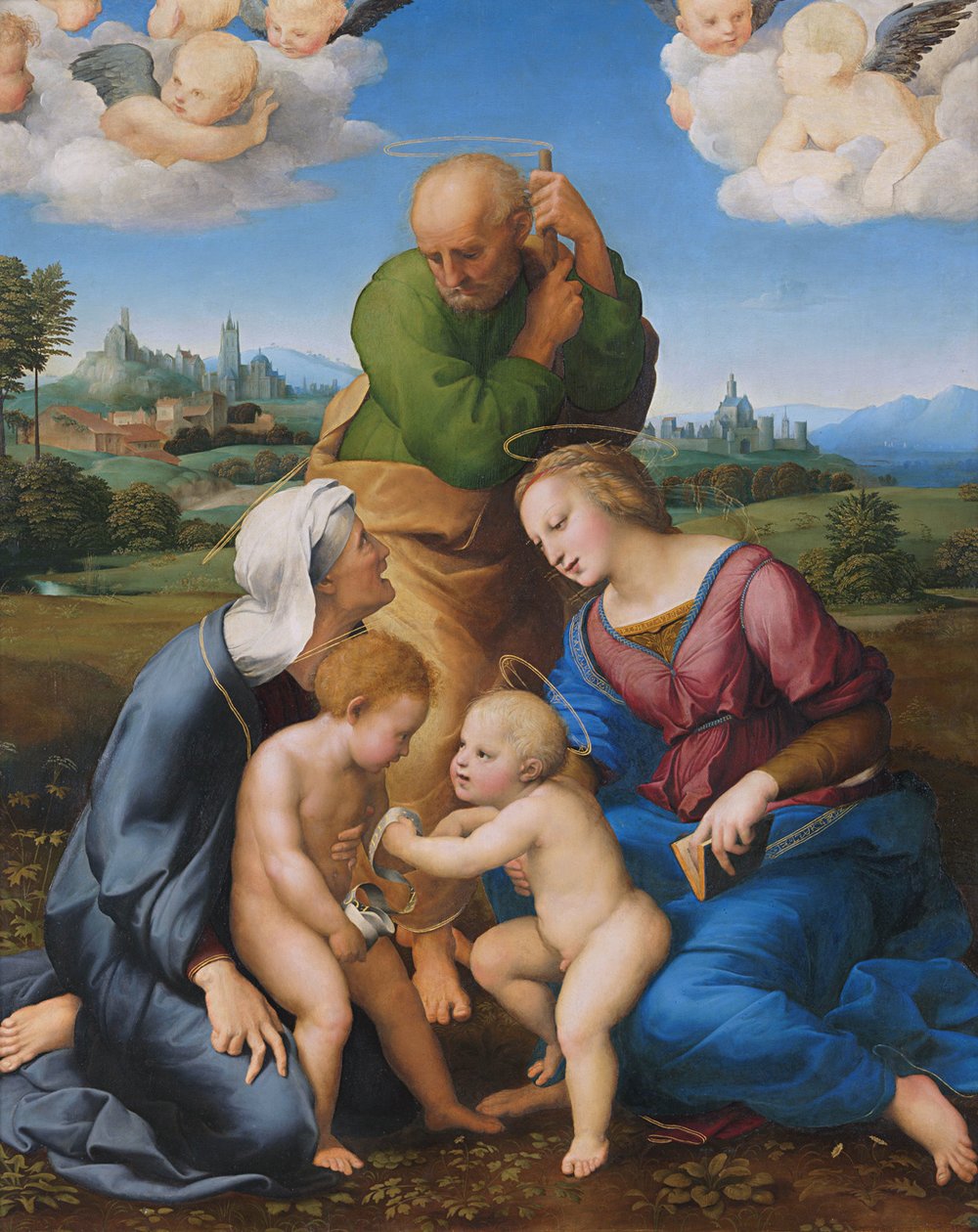 Heilige Familie Canigiani von Raffaello Sanzio Raphael