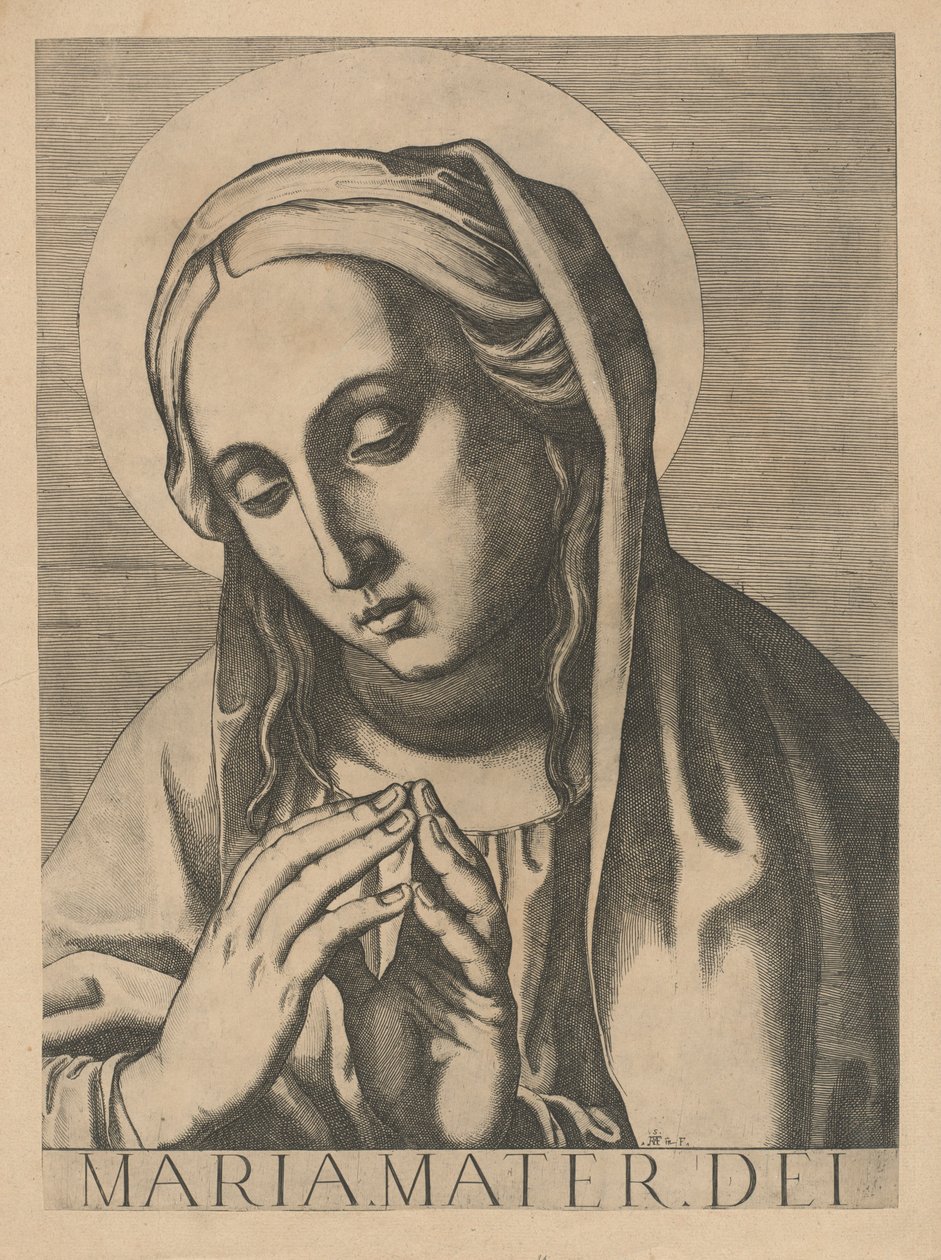 Büste der Jungfrau von Raffaello Schiaminossi