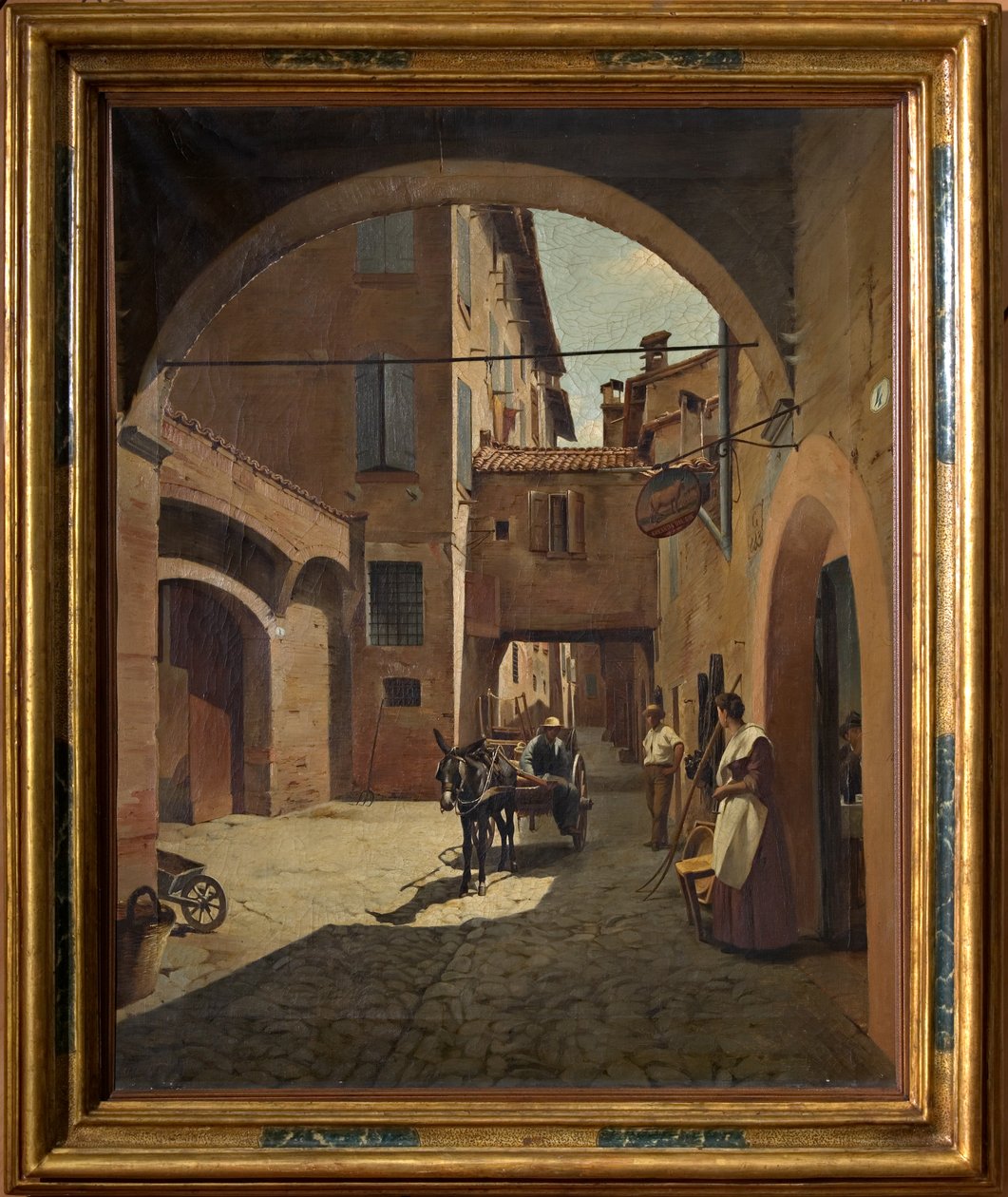 Gasse des Ochsen von Raimondo Muratori