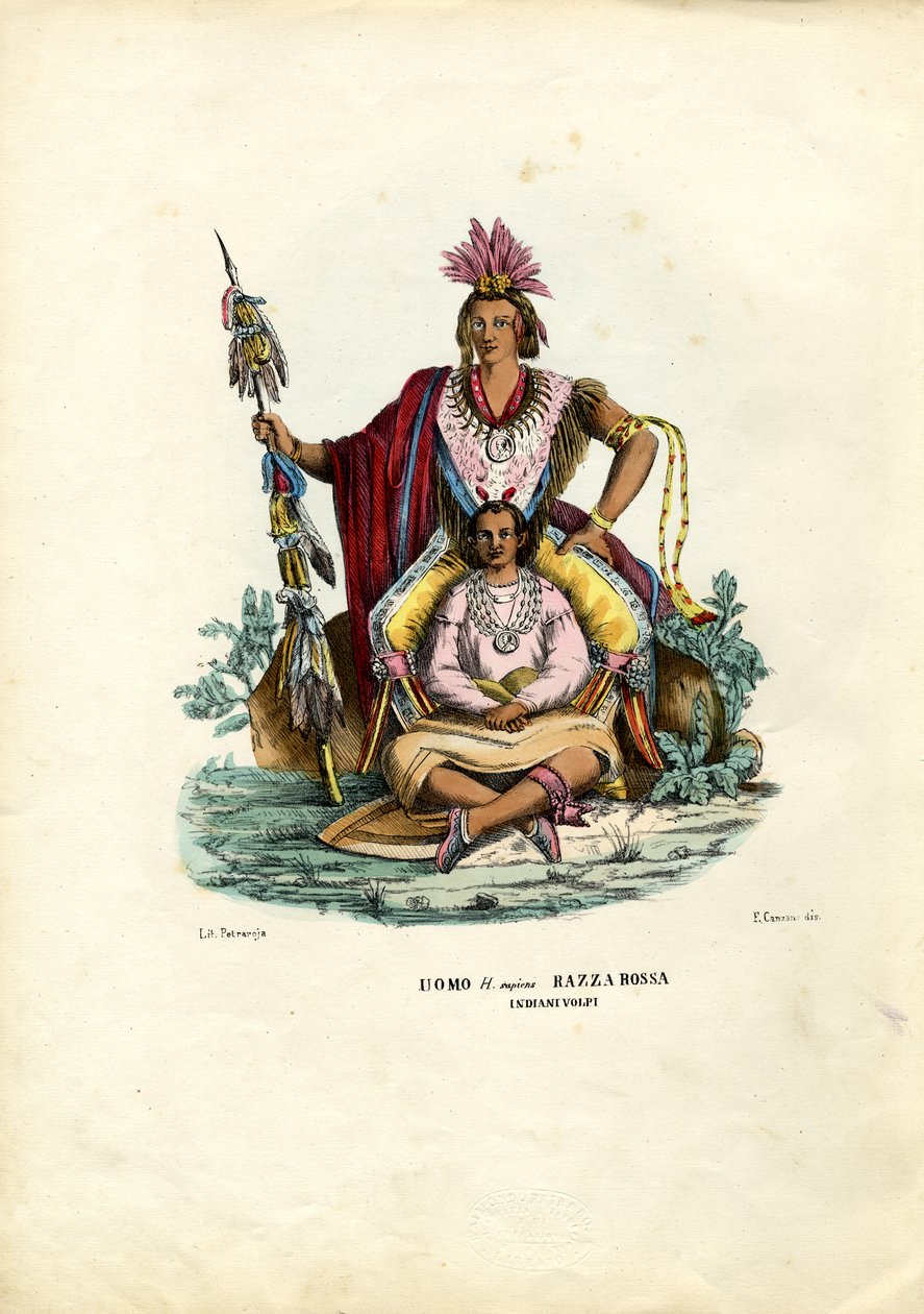 Indianer, 1863-79 von Raimundo Petraroja