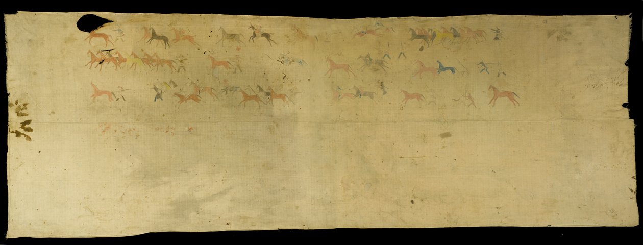 Kriegstuch, 1850-89 von Rain in the Face Rain in the Face