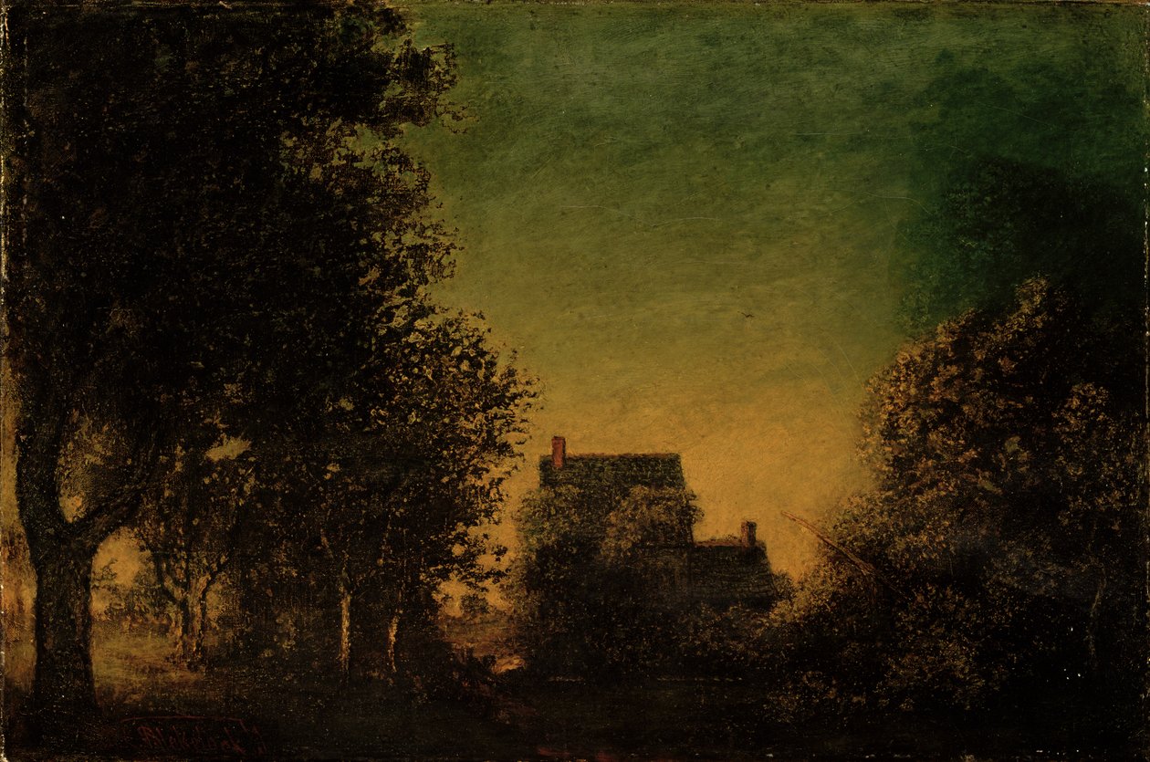 Waldrand, ca. 1880-90 von Ralph Albert Blakelock