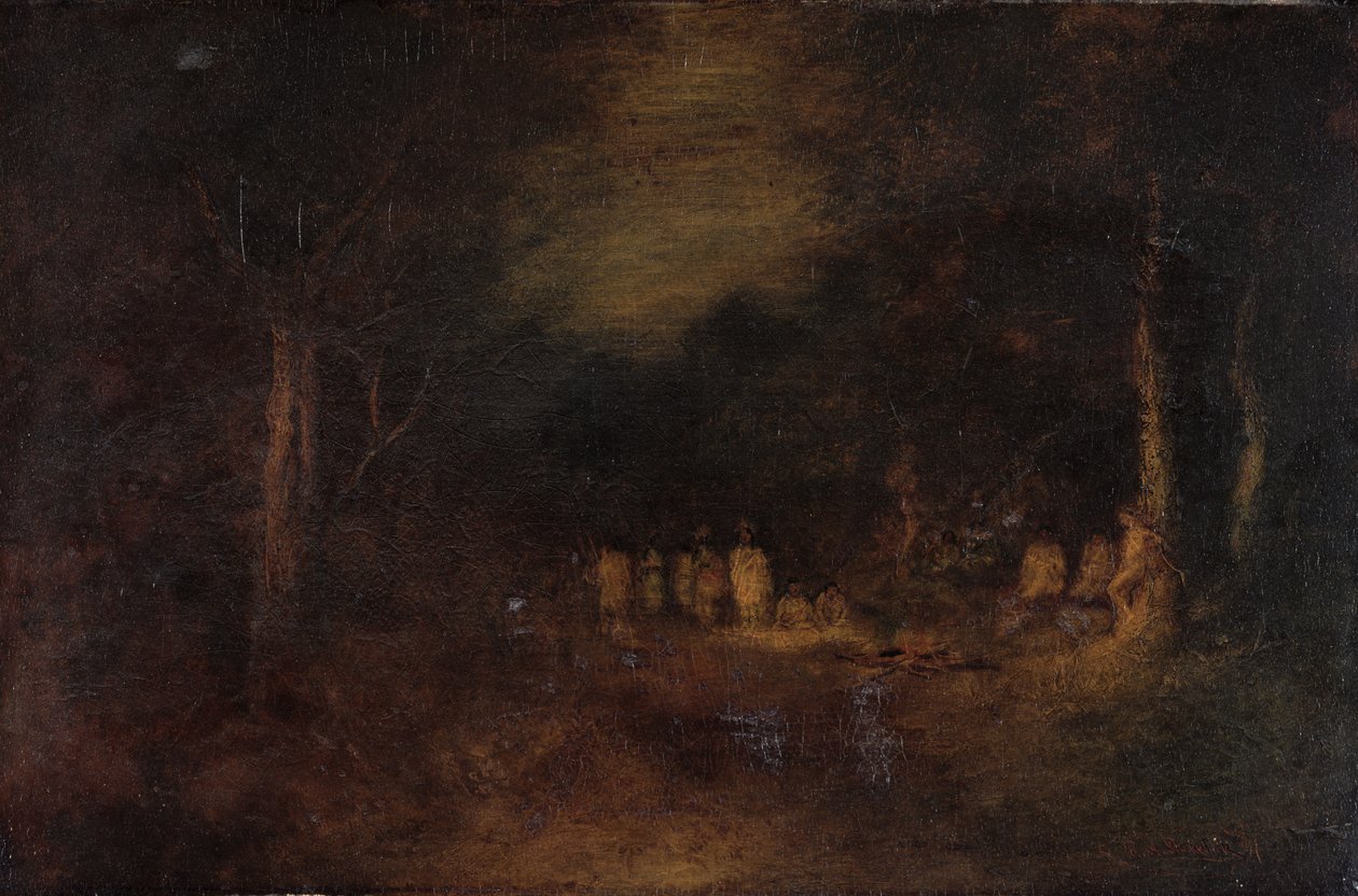 Der Gefangene, 1879 von Ralph Albert Blakelock