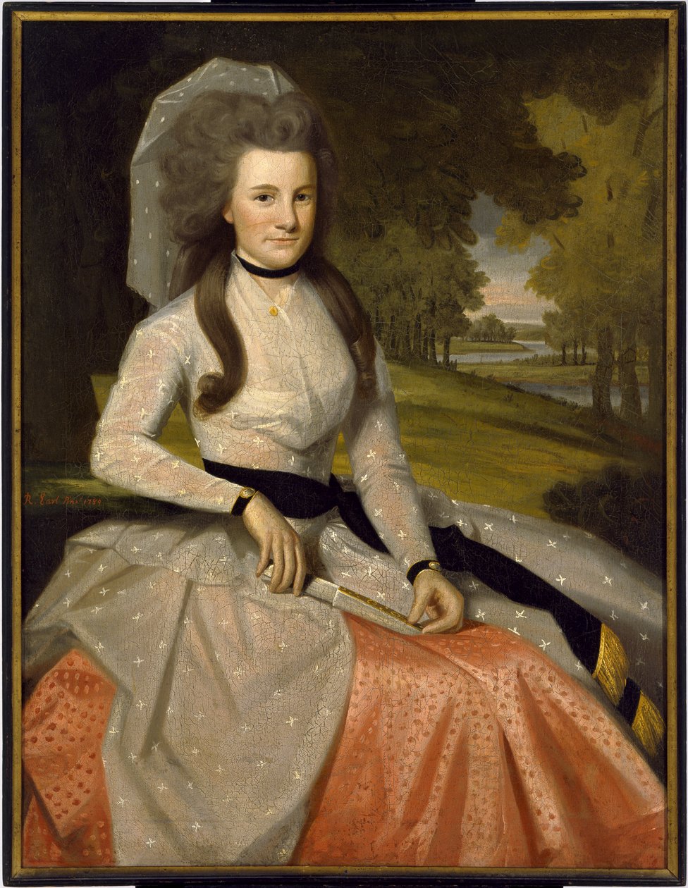 Porträt von Clarissa Seymour, 1789 von Ralph Earl