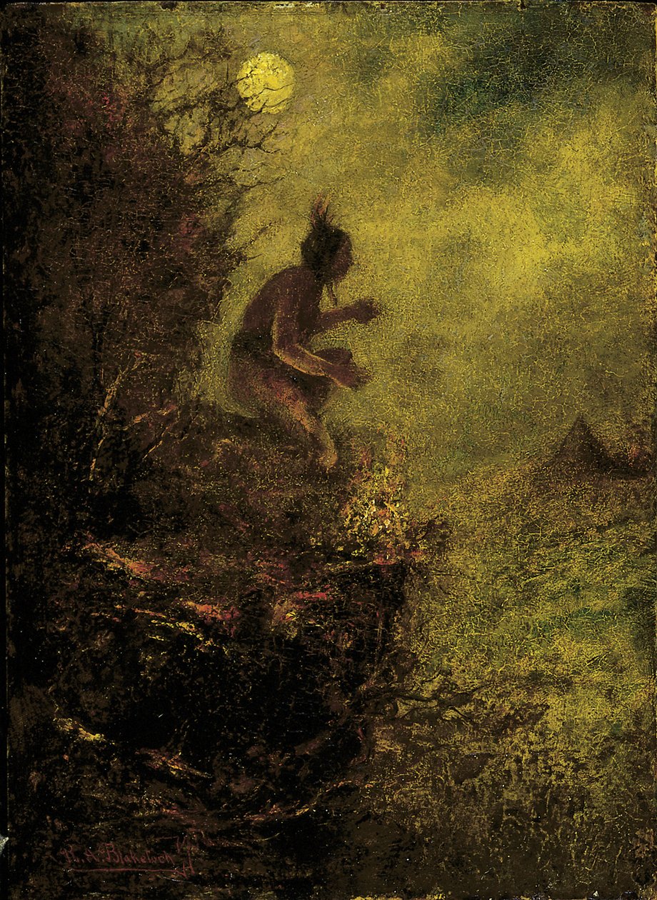 Das Signalfeuer, 1885-1890 von Ralph Albert Blakelock