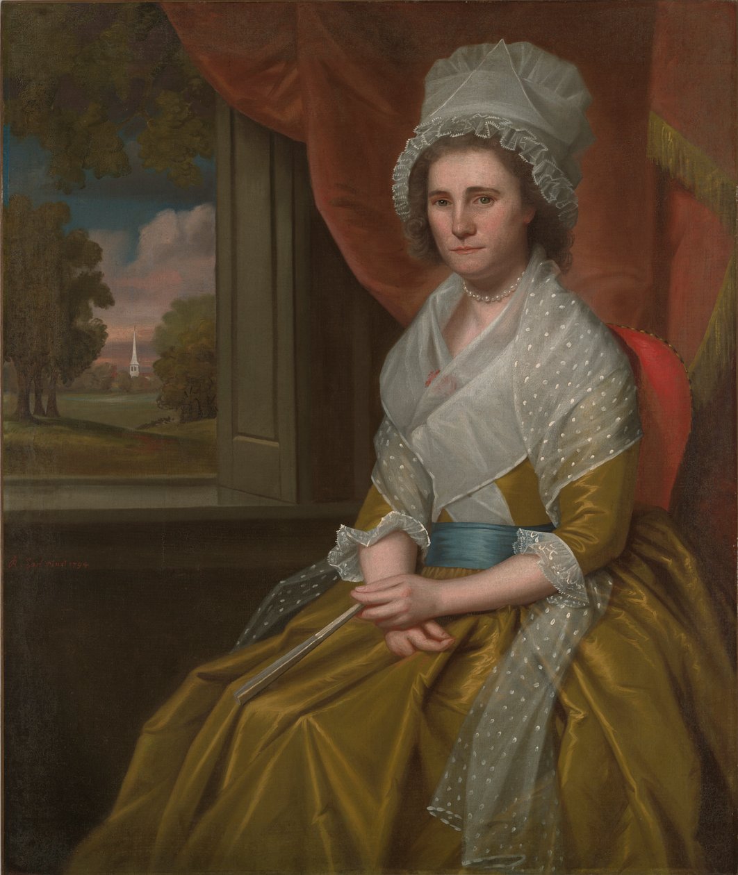 Mary Sylvester Welles Davenport (1754) von Ralph Earl