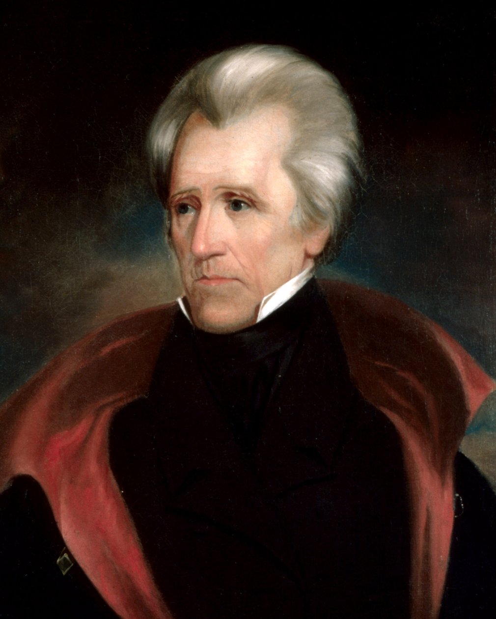Andrew Jackson Kopf (beschnitten 4x5) von Ralph Eleaser Whiteside Earl