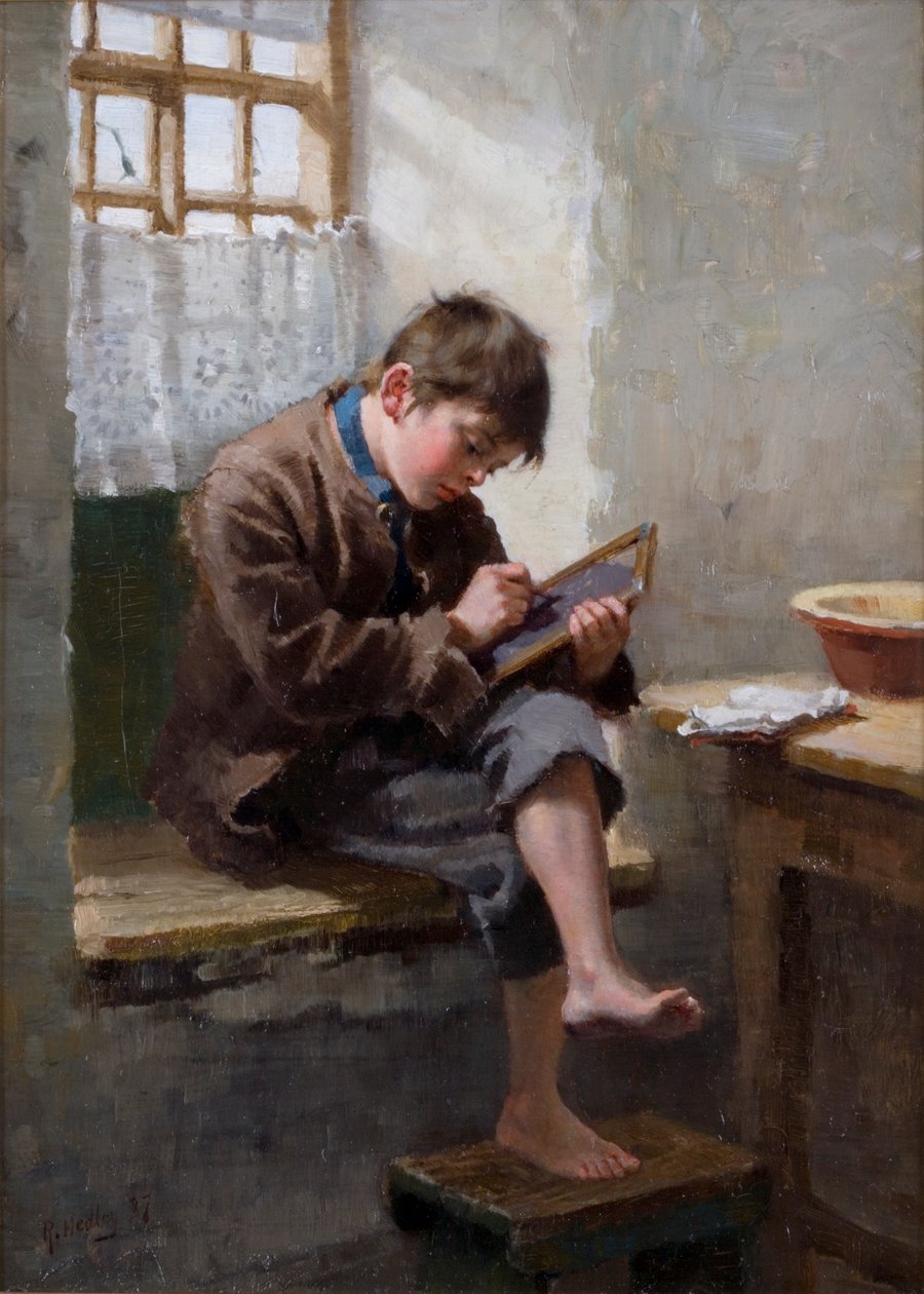 Hausaufgaben, 1887 von Ralph Hedley