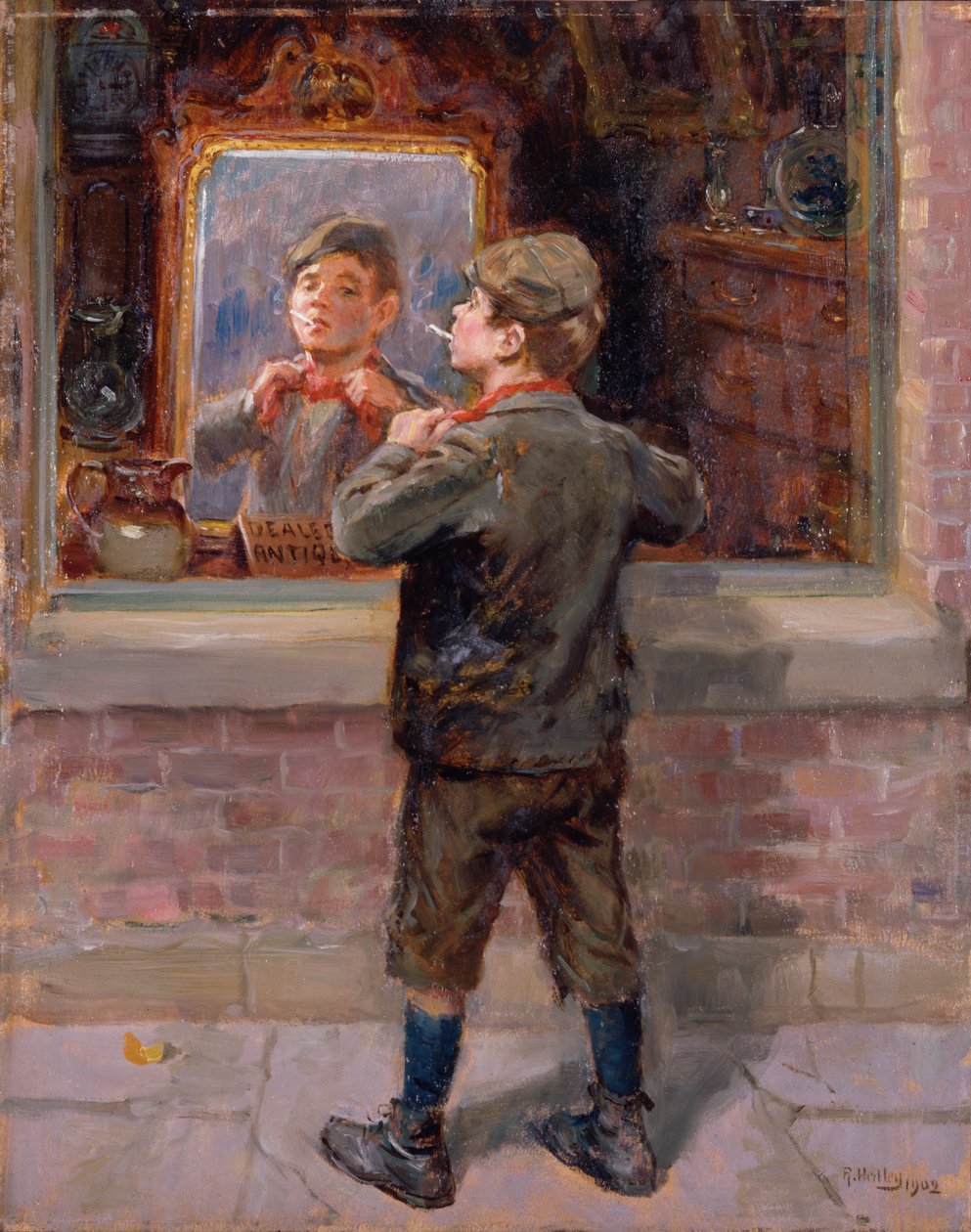 Der Raritätenladen, 1909 von Ralph Hedley