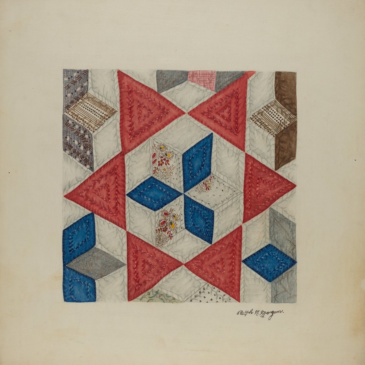Patchwork-Quilt von Ralph N. Morgan
