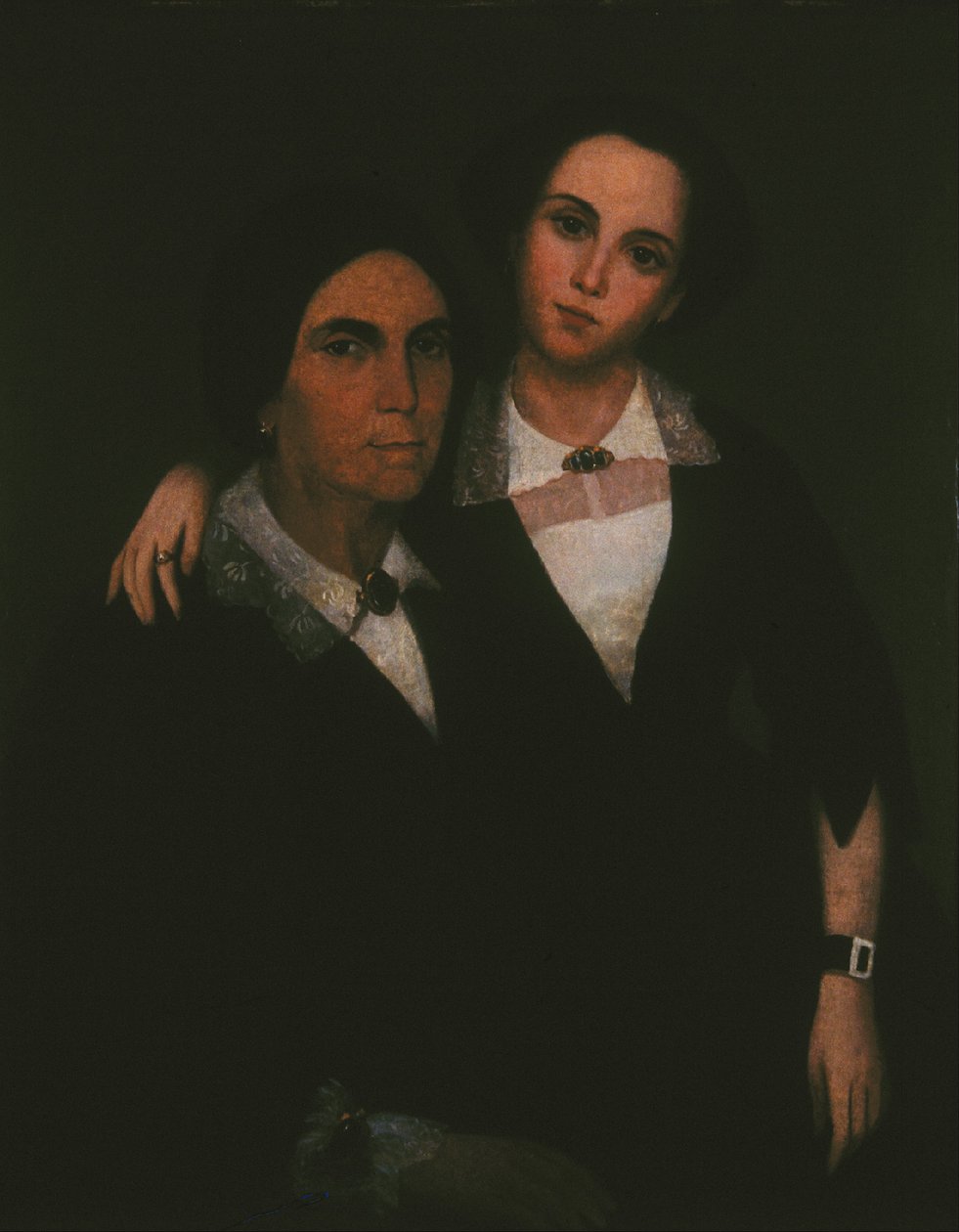 Ohne Titel (Mutter und Tochter von Herrn Buenaventura Valentín) von Ramón Atiles y Pérez