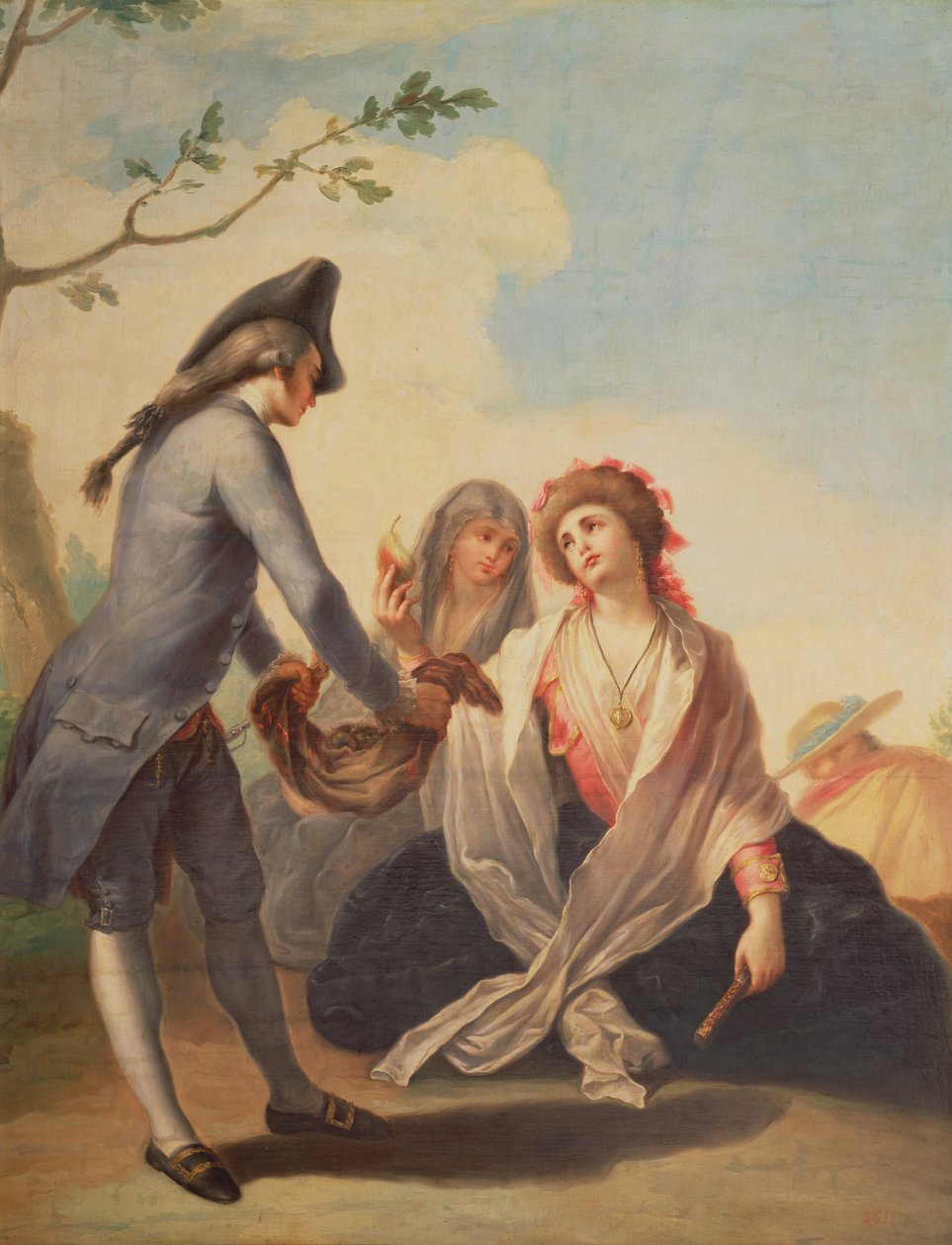 Ein Landgeschenk, ca. 1778 von Ramon Bayeu y Subias