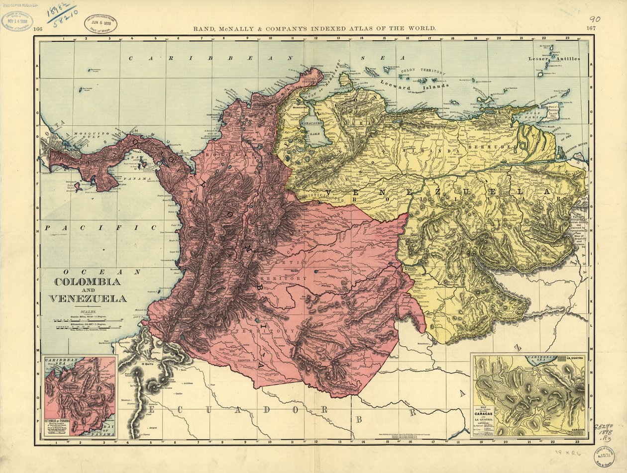 Kolumbien und Venezuela von Rand McNally and Company