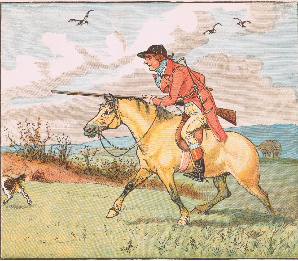 Vater ist auf der Jagd von Randolph Caldecott