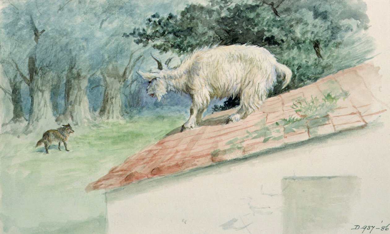 Das Kind und der Wolf von Randolph Caldecott