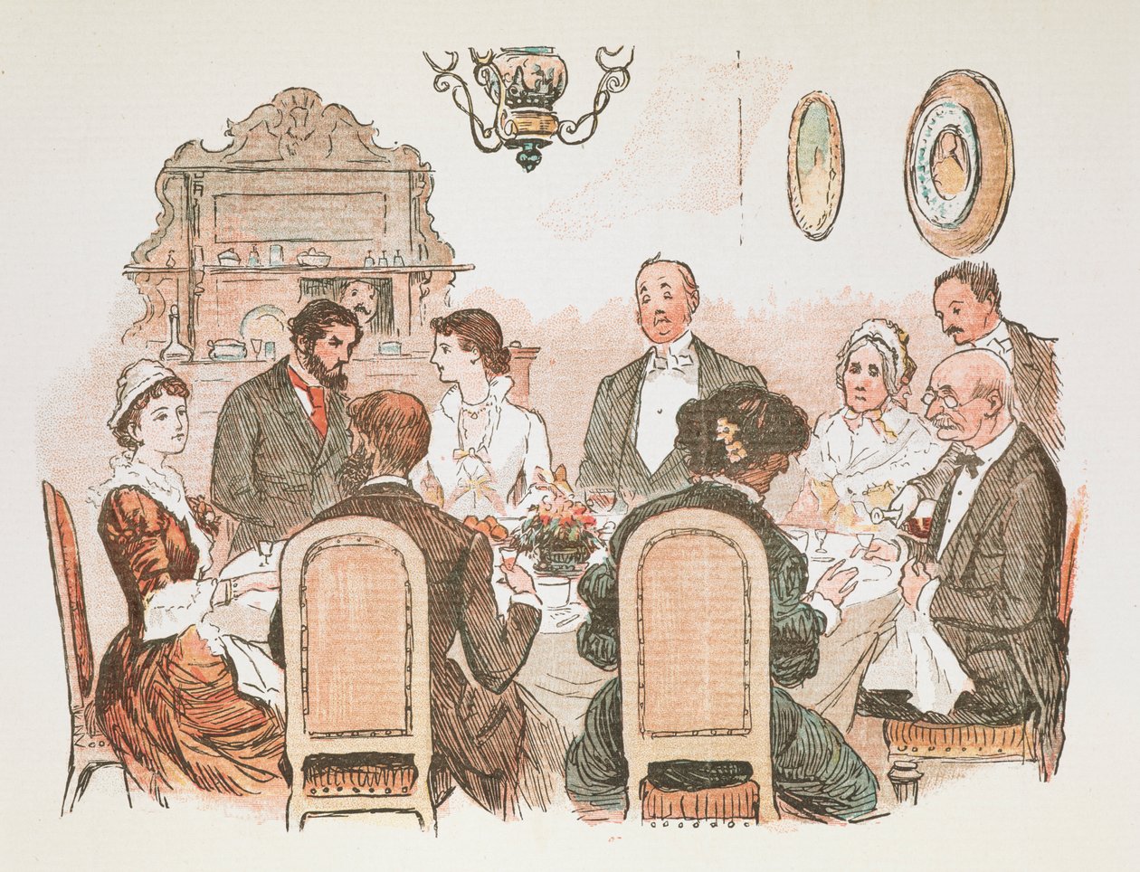 Eine Essensszene von Randolph Caldecott