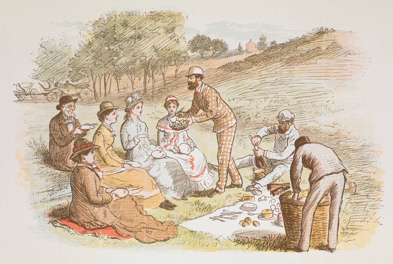 Ein Picknick. von Randolph Caldecott