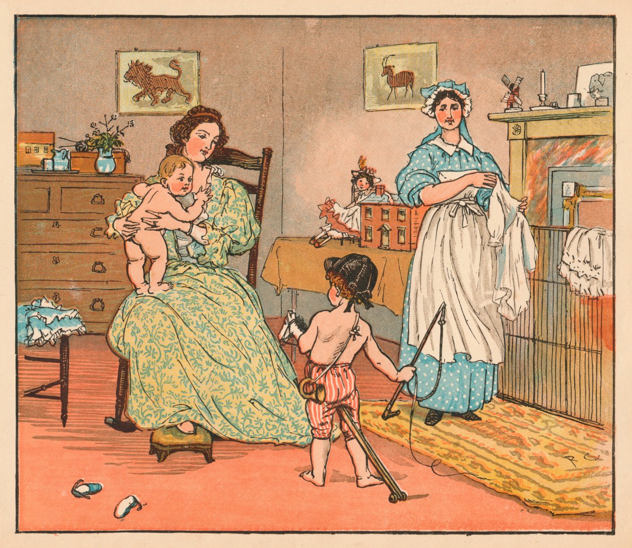 Bye, Baby Bunting, 1882 von Randolph Caldecott