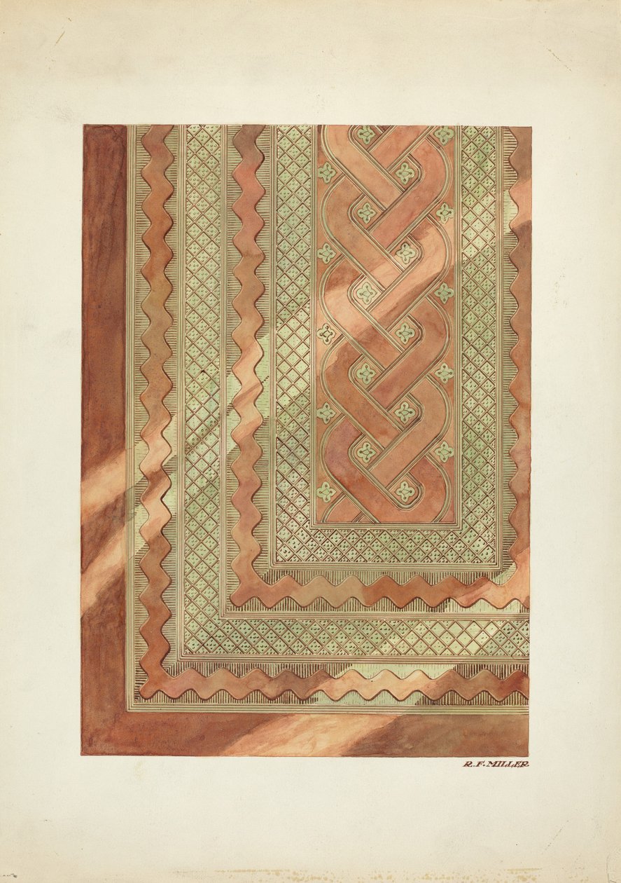 Ledersitz im Beichtstuhl (Detail) von Randolph F. Miller