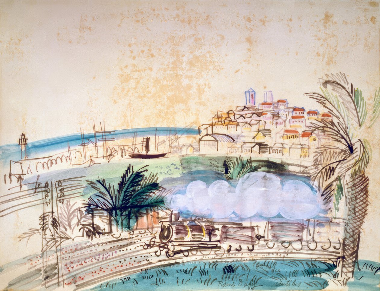 Antibes, Die Eisenbahn von Raoul Dufy