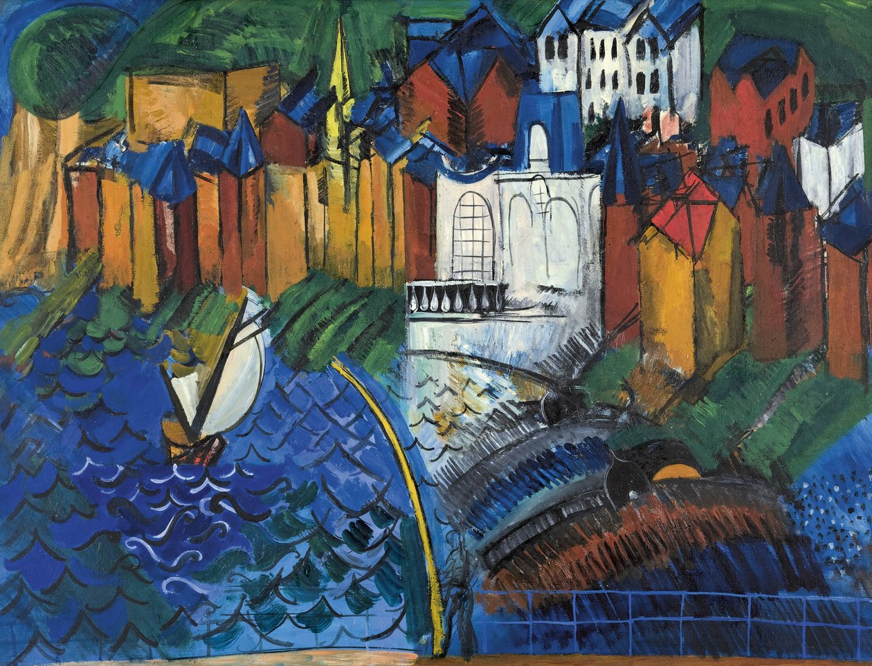 Blaues Orchester von Raoul Dufy