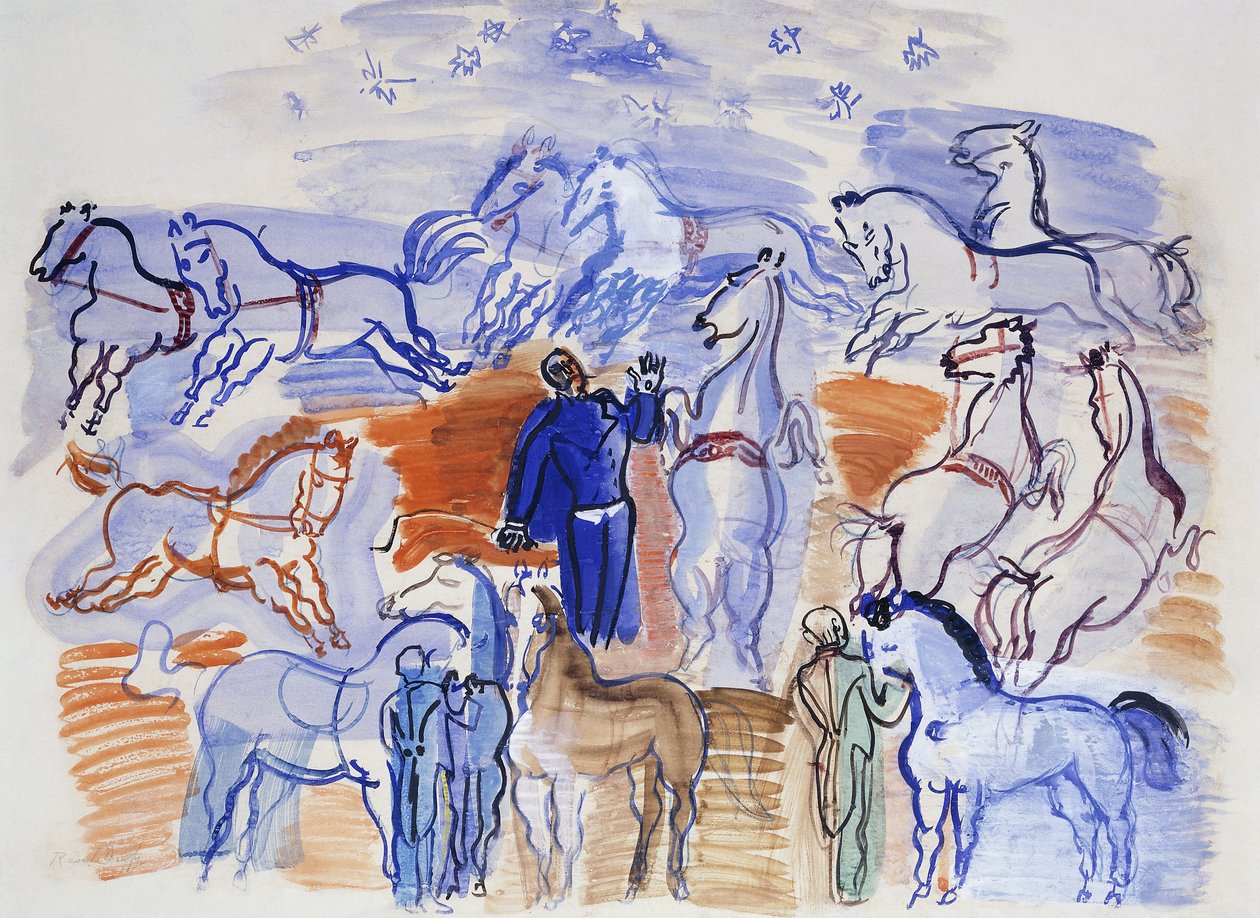 Zirkuspferde von Raoul Dufy