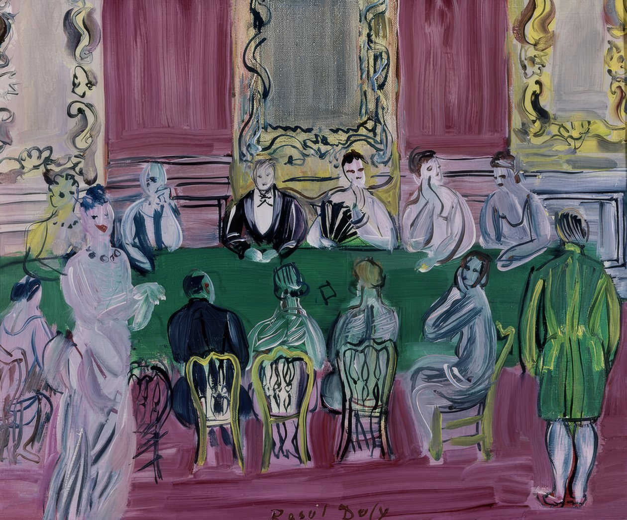 Das Baccarat-Spiel von Raoul Dufy