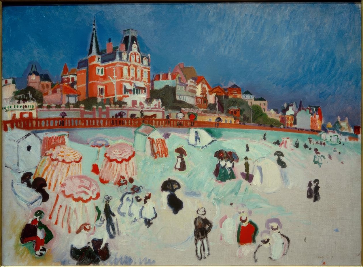 Der Strand von Sainte-Adresse von Raoul Dufy