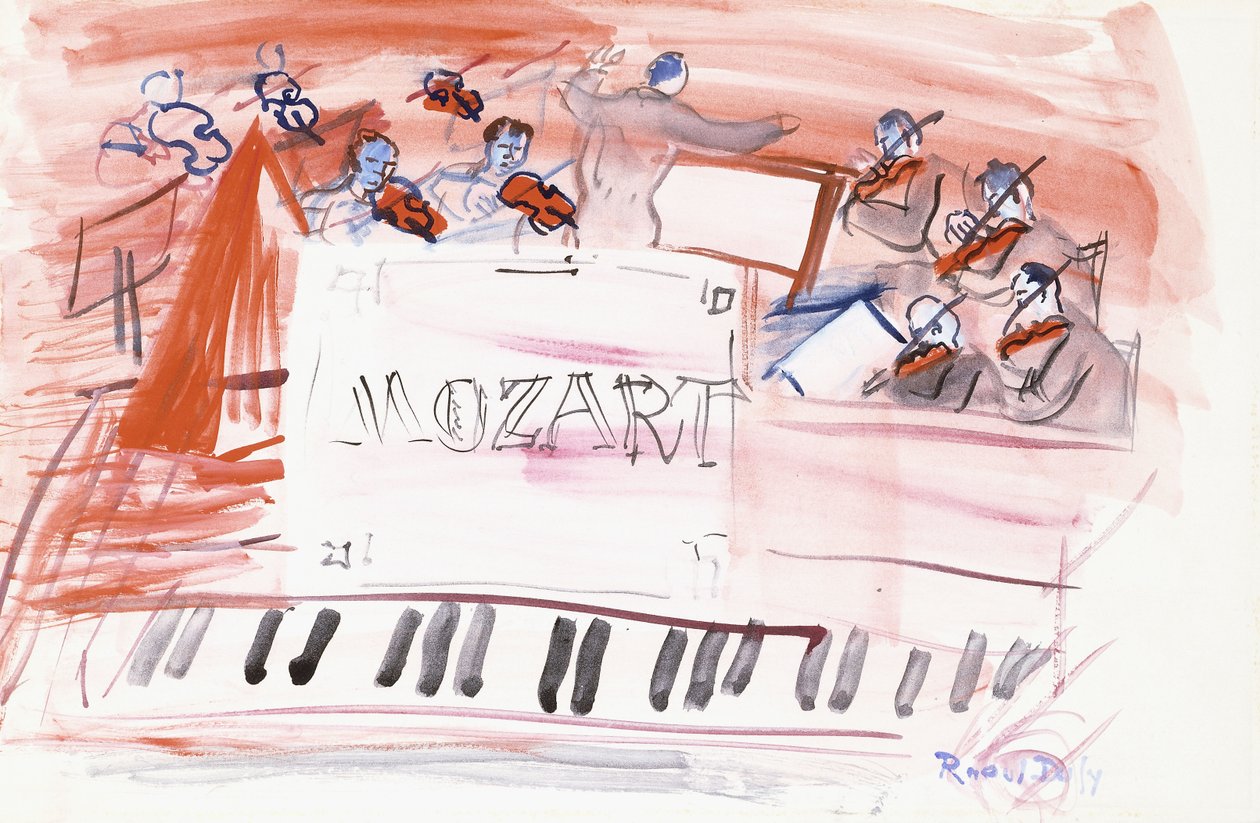 Mozart von Raoul Dufy