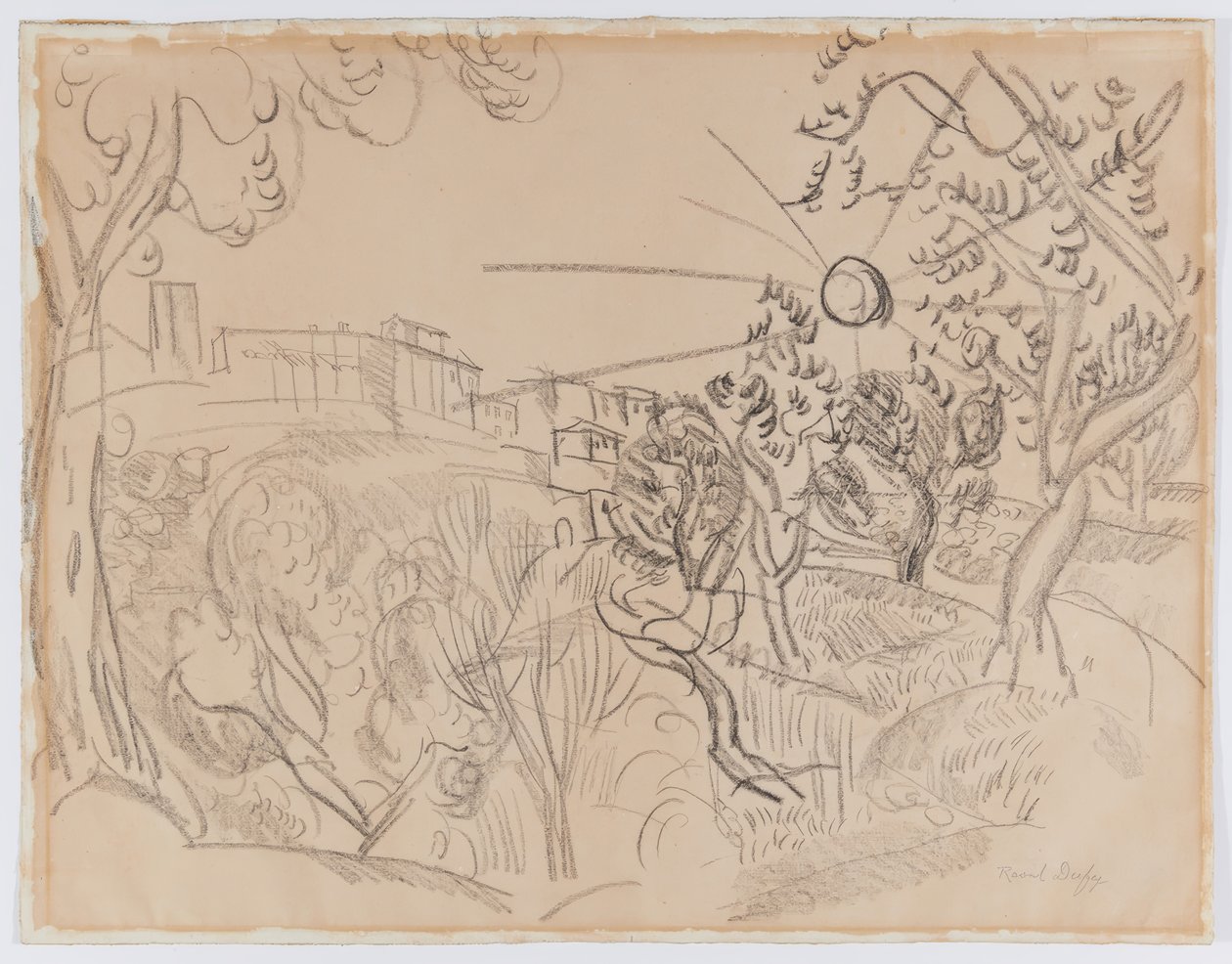 Olivenbäume in der Provence von Raoul Dufy