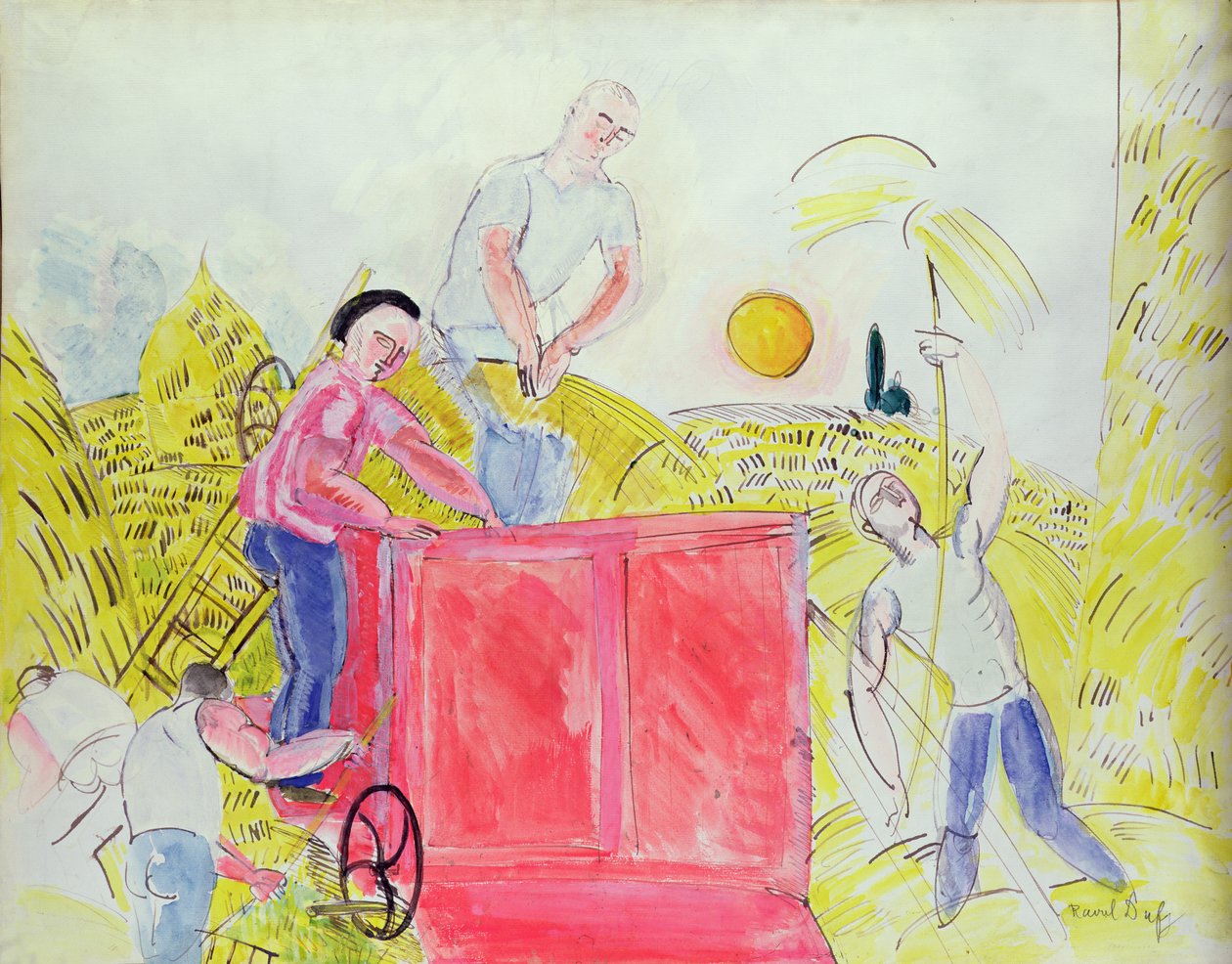 Die Erntearbeiter von Raoul Dufy