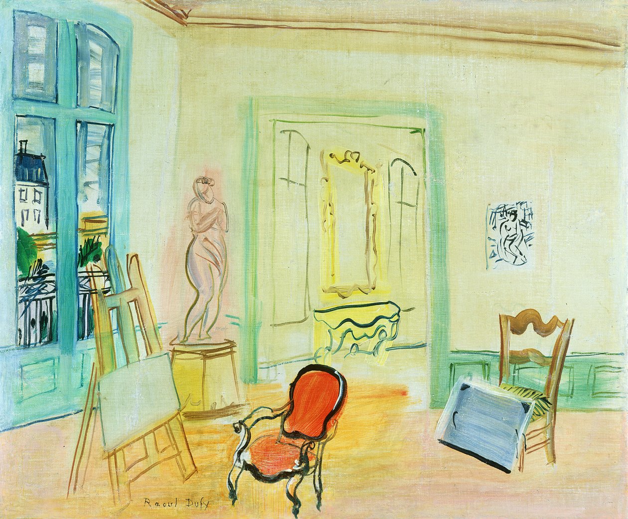 Das Studio von Raoul Dufy