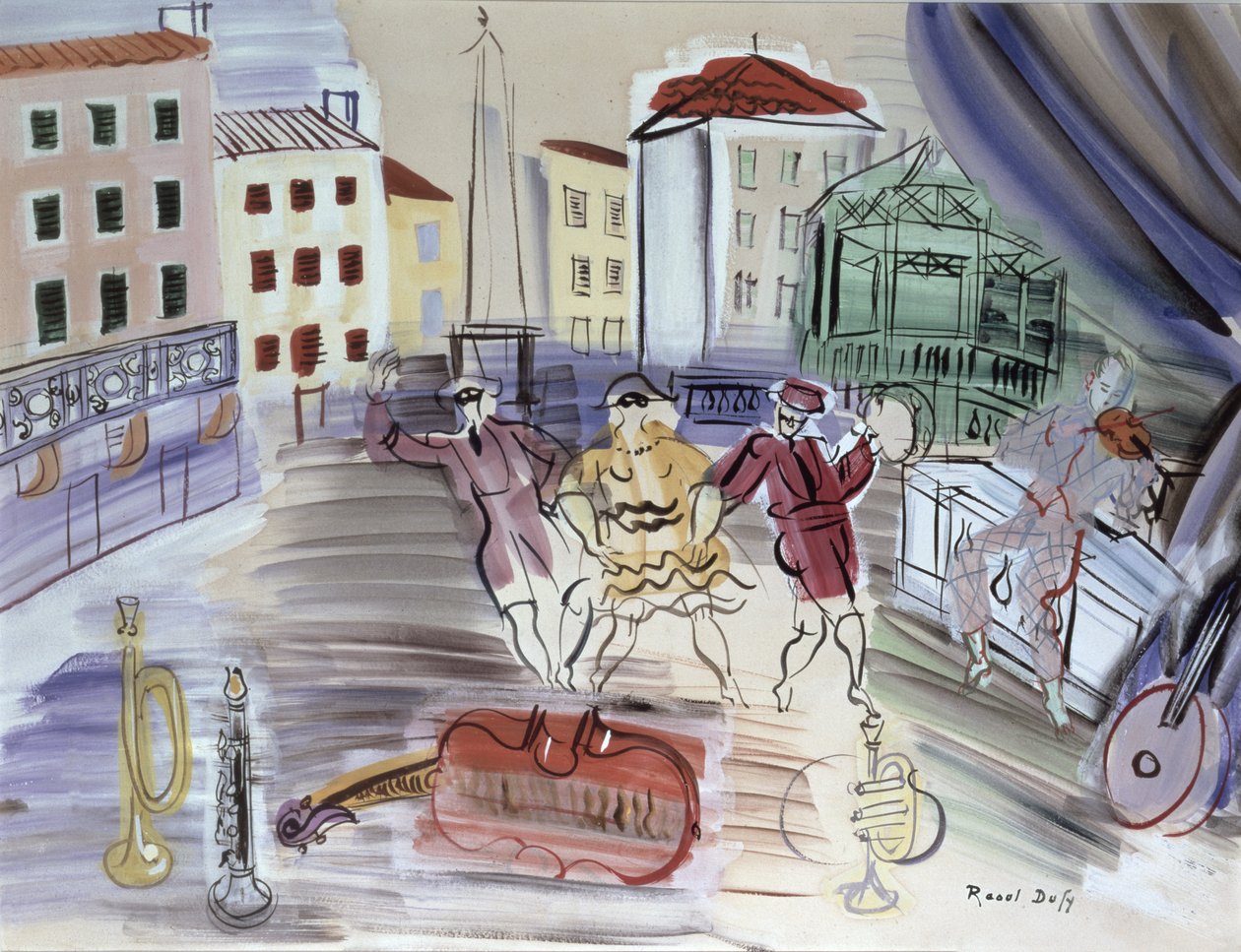 Die drei Masken von Raoul Dufy