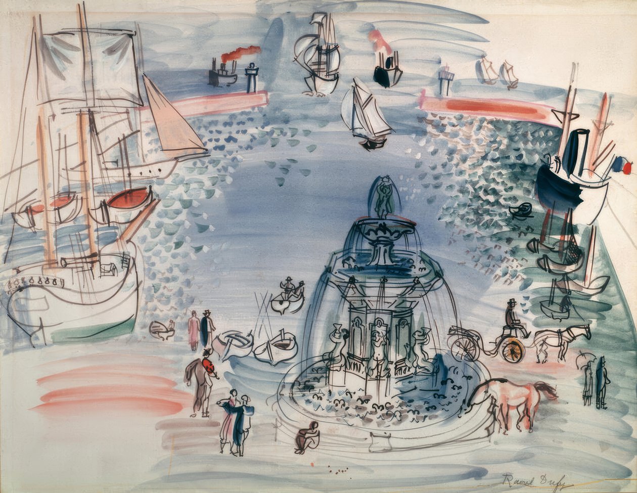 Hommage an Claude Lorrain von Raoul Dufy