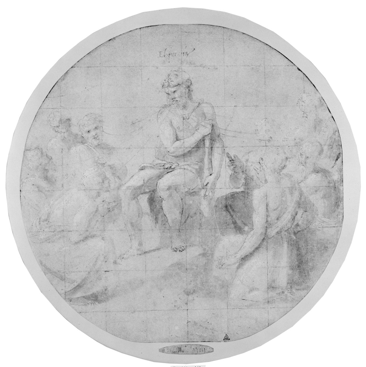 Herkules als Gottheit der Beredsamkeit, WA1846.212 von Raffaello Sanzio Raphael