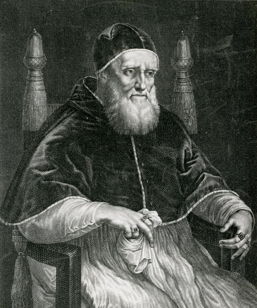 Papst Julius II. (1443-1513) von Raffaello Sanzio Raphael