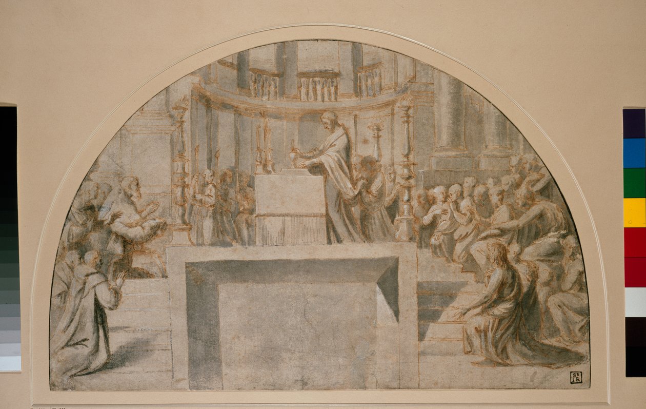 Die wunderbare Messe von Bolsena von Raffaello Sanzio Raphael