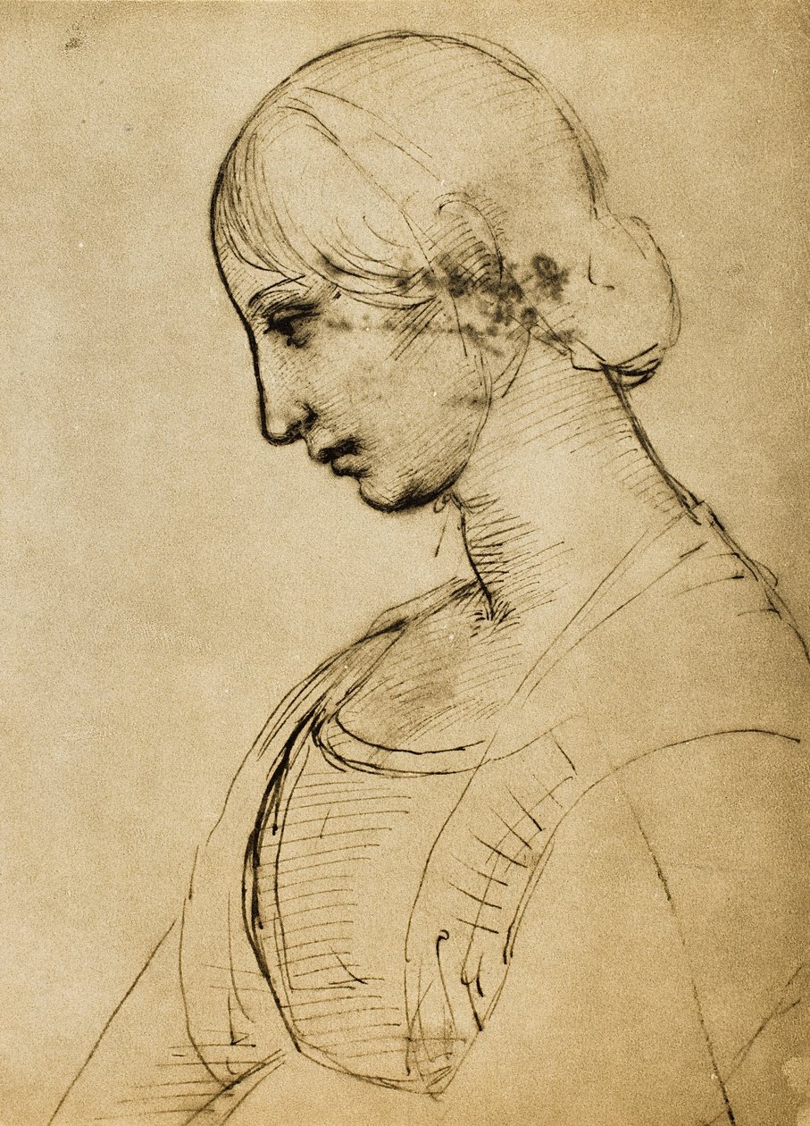 Studie für eine Magdalena (Zeichnung von Raphael) von Raffaello Sanzio Raphael