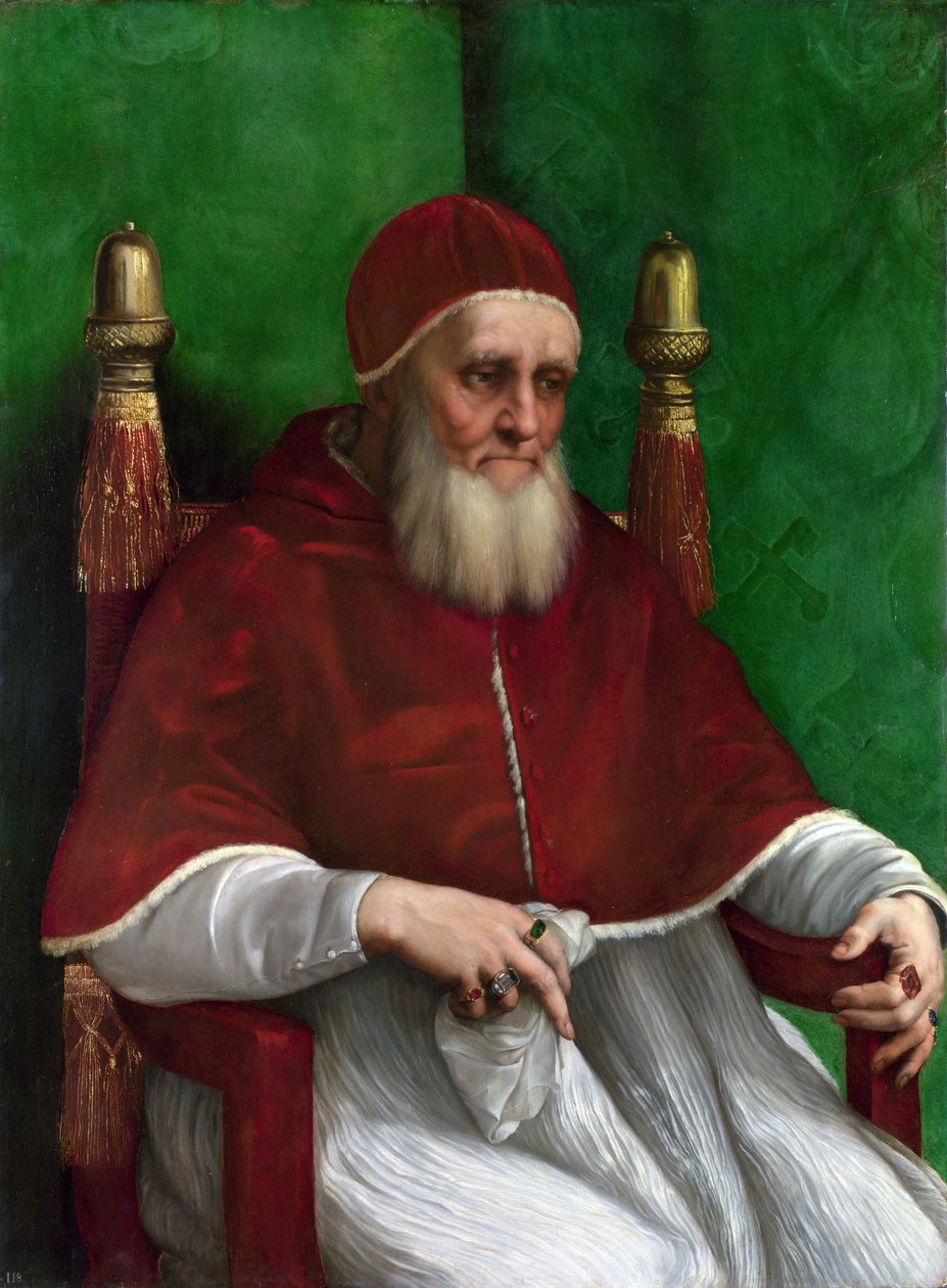 Porträt von Papst Julius II. von Raphael