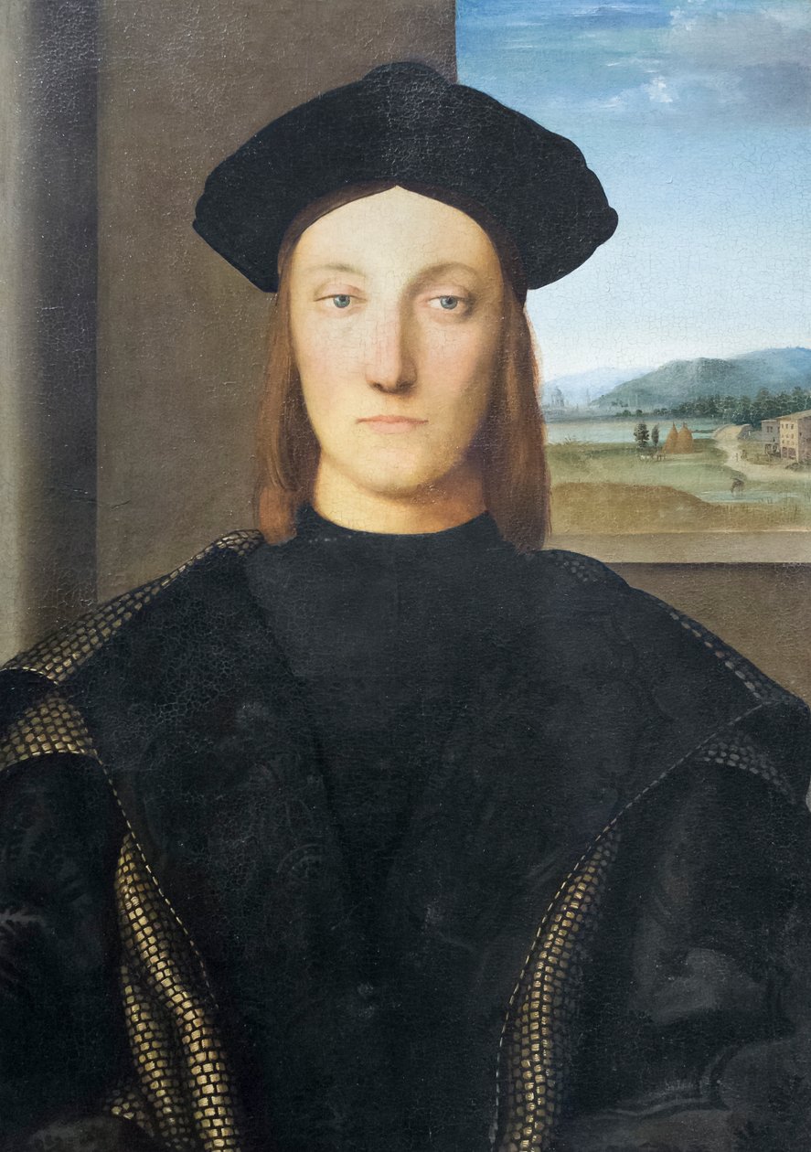 Porträt von Guidubaldo da Montefeltro von Raphael (1483 1520)