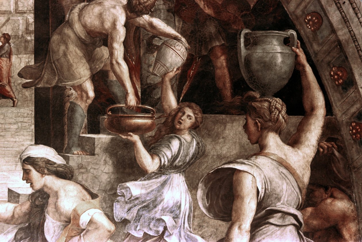 Das Feuer im Borgo von Raphael