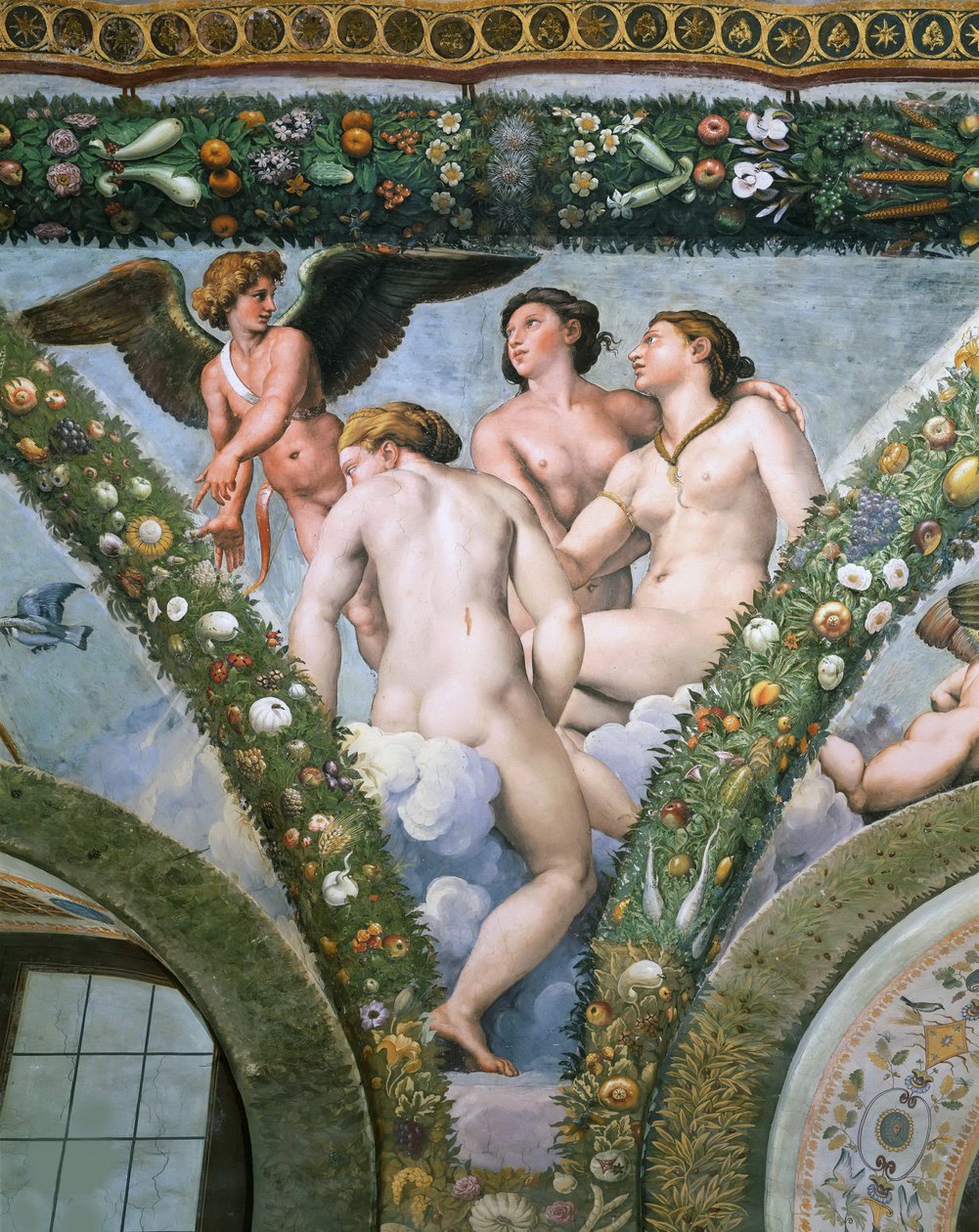 Cupid und die drei Grazien von Raphael