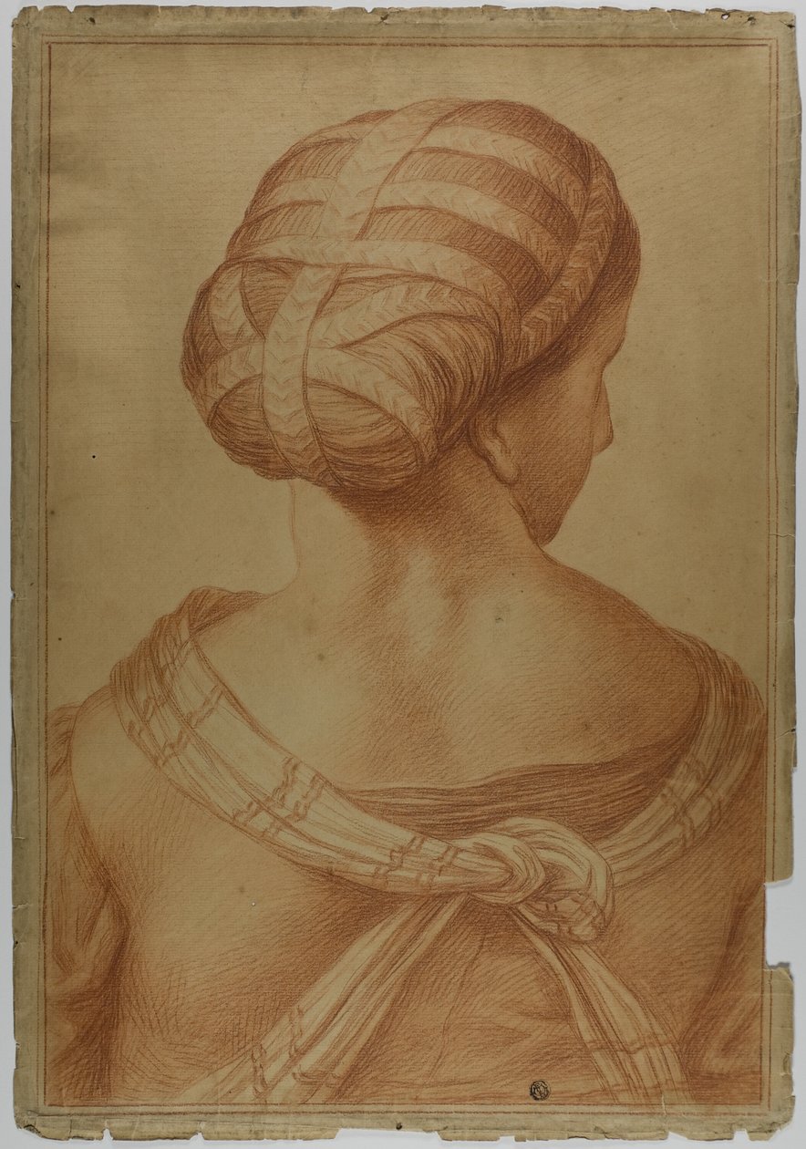 Muse von hinten gesehen von Raphael