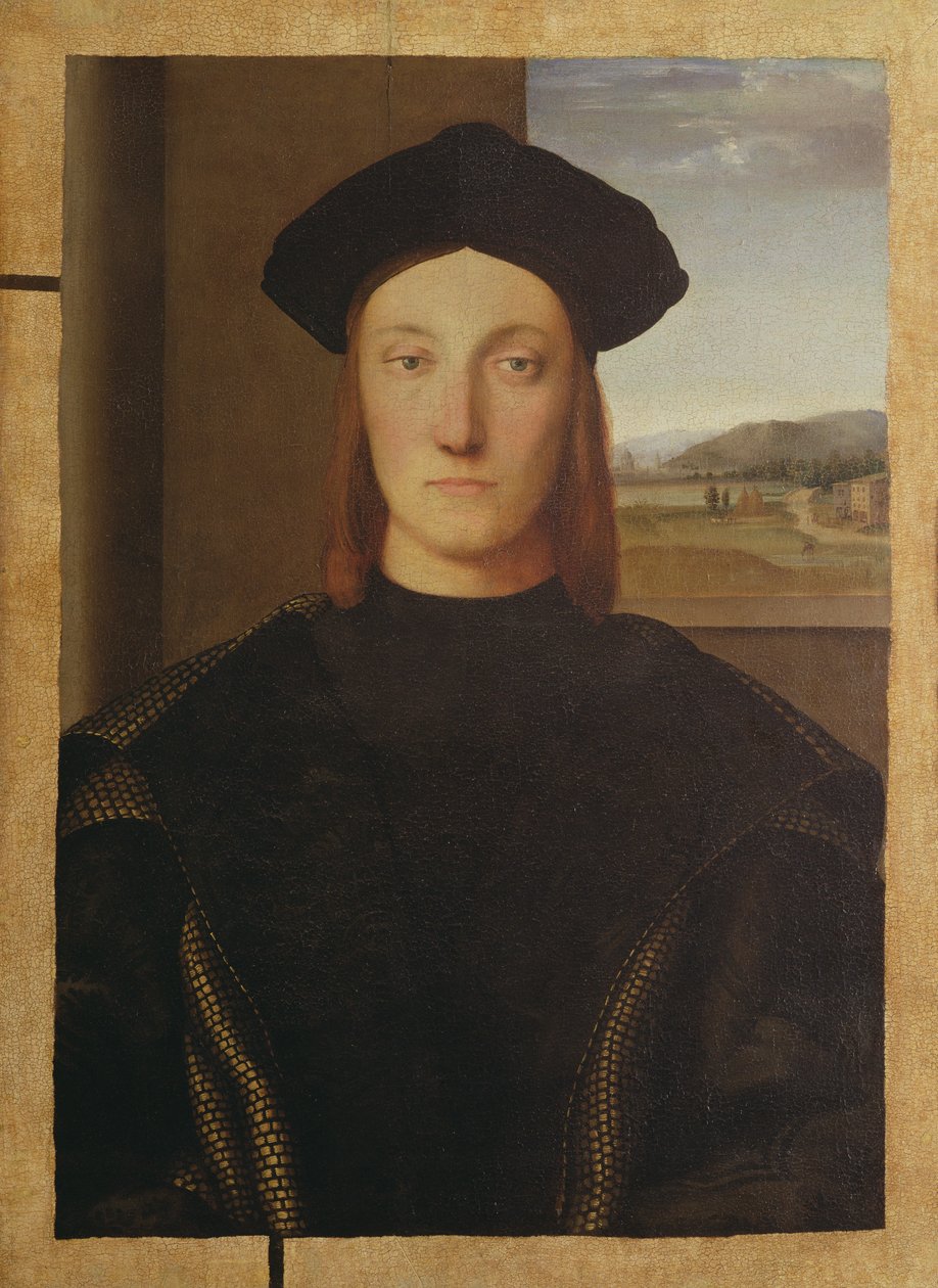 Porträt von Guidobaldo da Montefeltro von Raffaello Sanzio Raphael