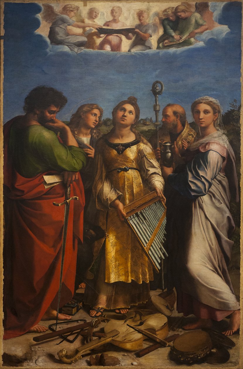 Die Ekstase der Heiligen Cäcilia von Raphael