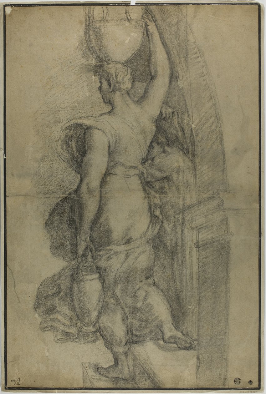 Frau mit Wasserkrug von Raphael