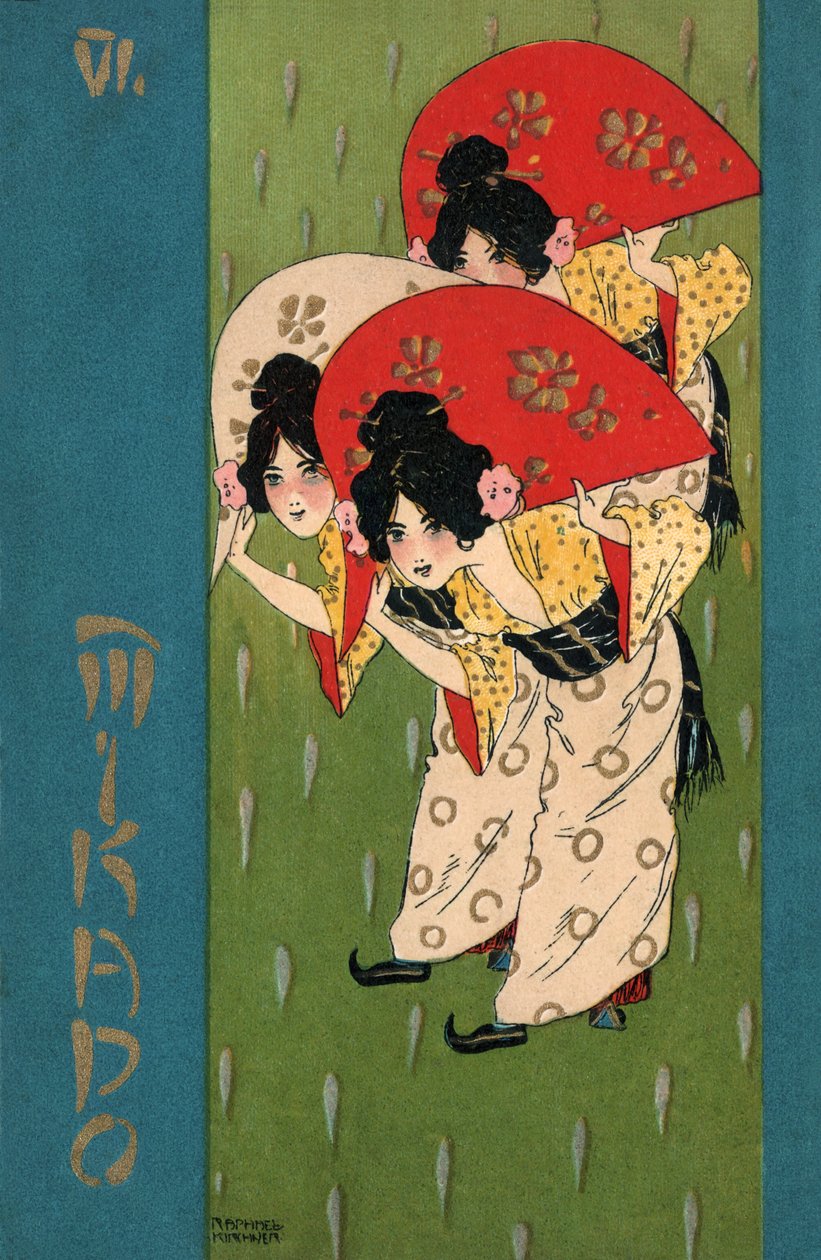 Geishas, ca. 1900 (Illustration) von Raphael Kirchner