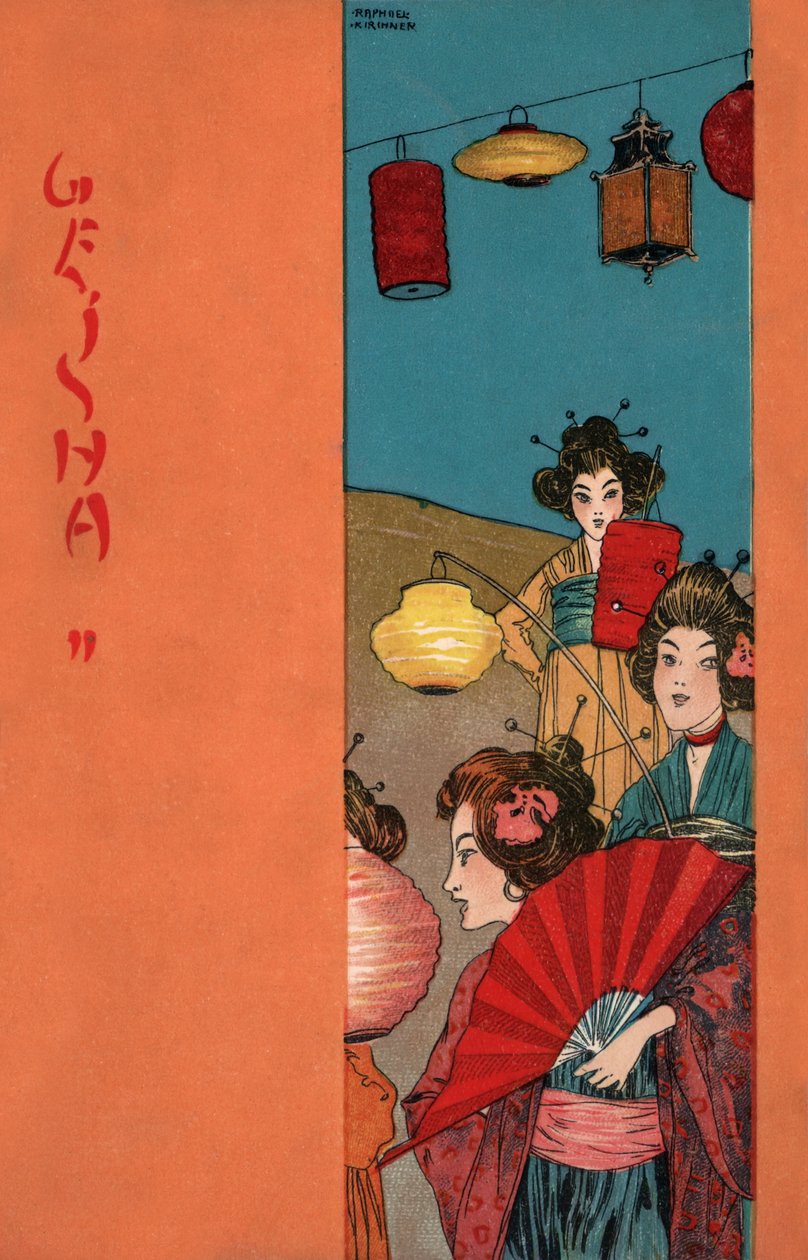 Geishas, ca. 1900 von Raphael Kirchner