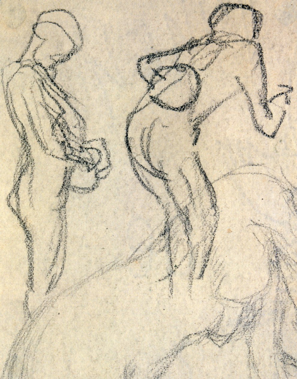Aktstudie, ca. 1905 (Zeichnung) von Raphael Kirchner