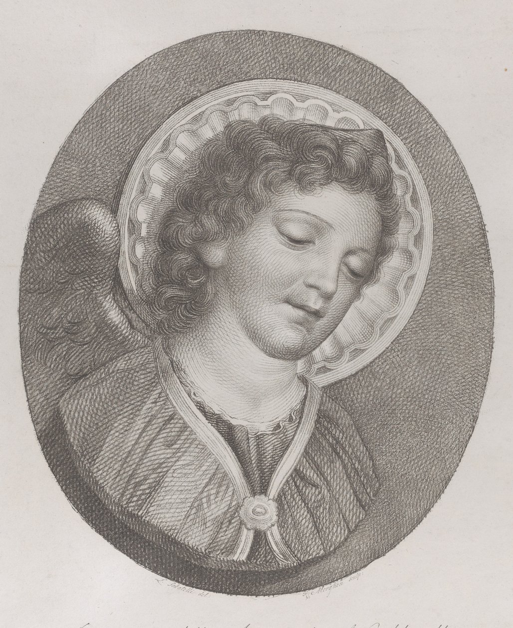 Der Erzengel Gabriel, 1800 von Raphael Morghen